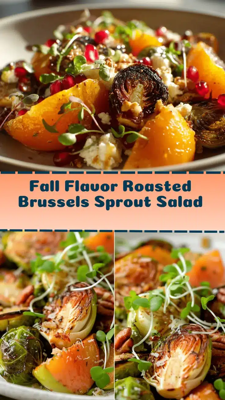 roasted Brussels sprout and persimmon salad recipe