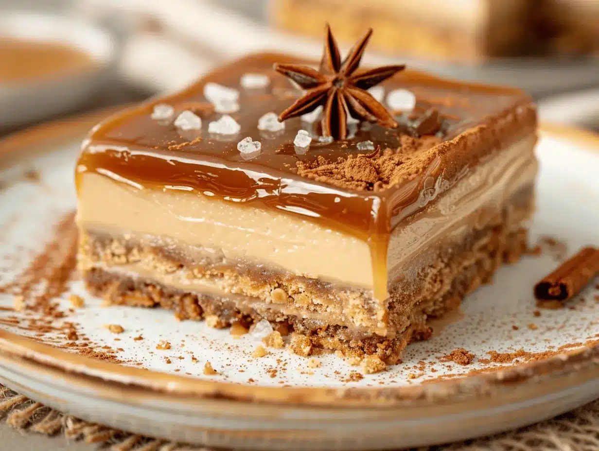 Salted Caramel Chai-Spiced Bars preparation steps