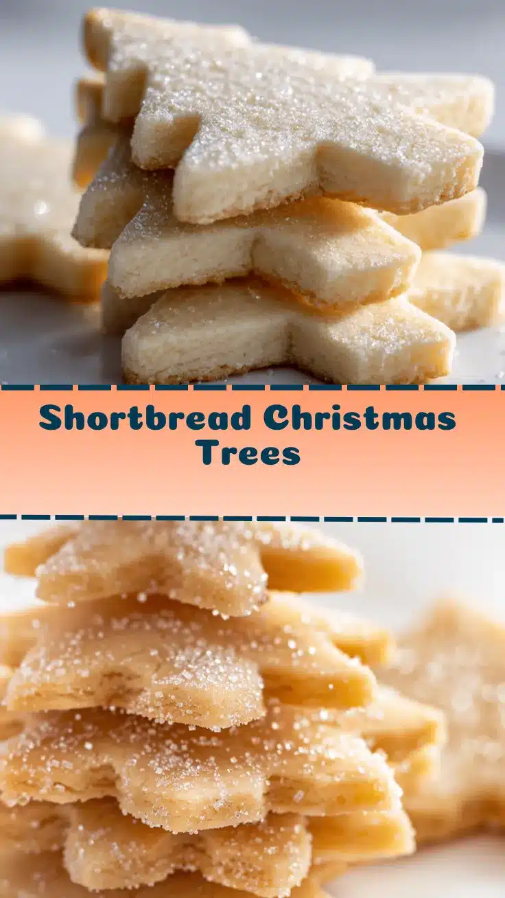 shortbread Christmas trees recipe