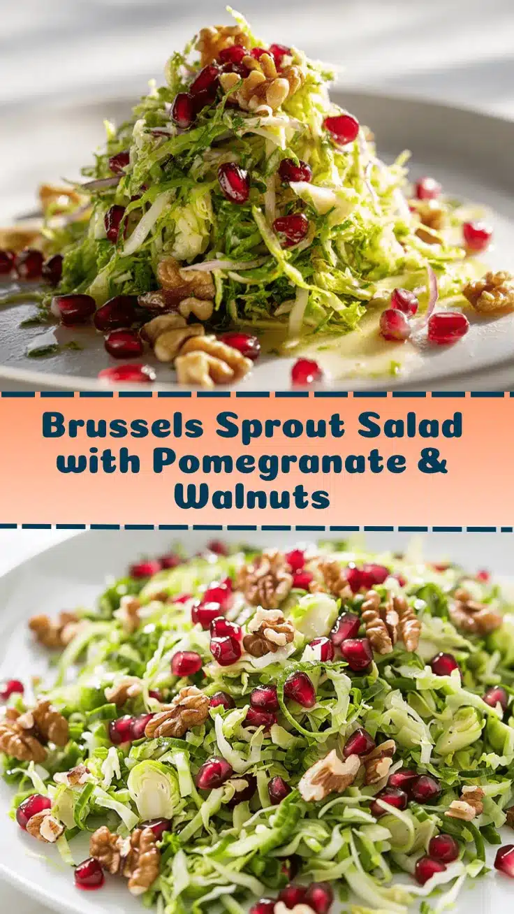 shredded Brussels sprout salad recipe