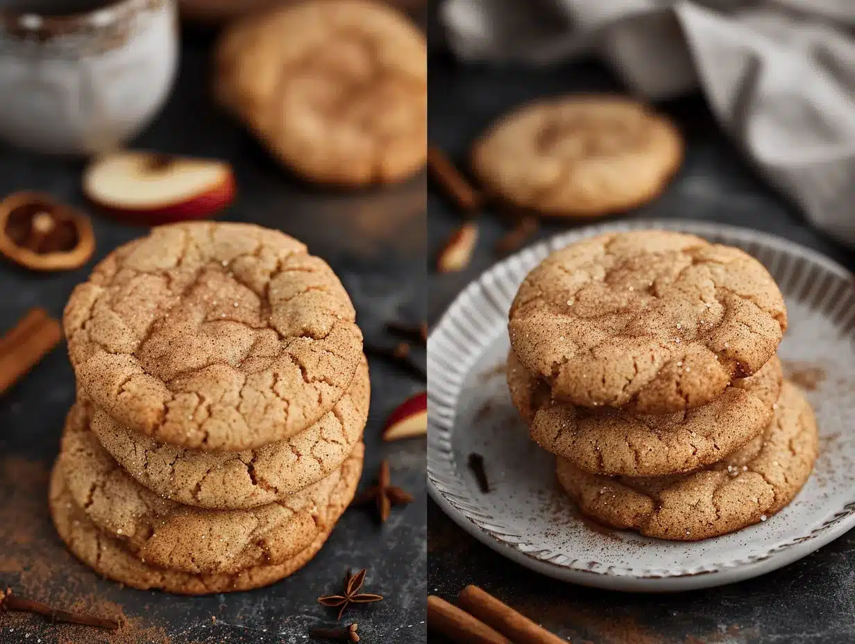 spiced apple cider snickerdoodles preparation steps