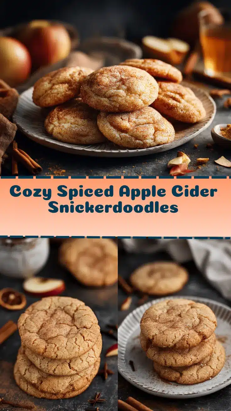 spiced apple cider snickerdoodles recipe