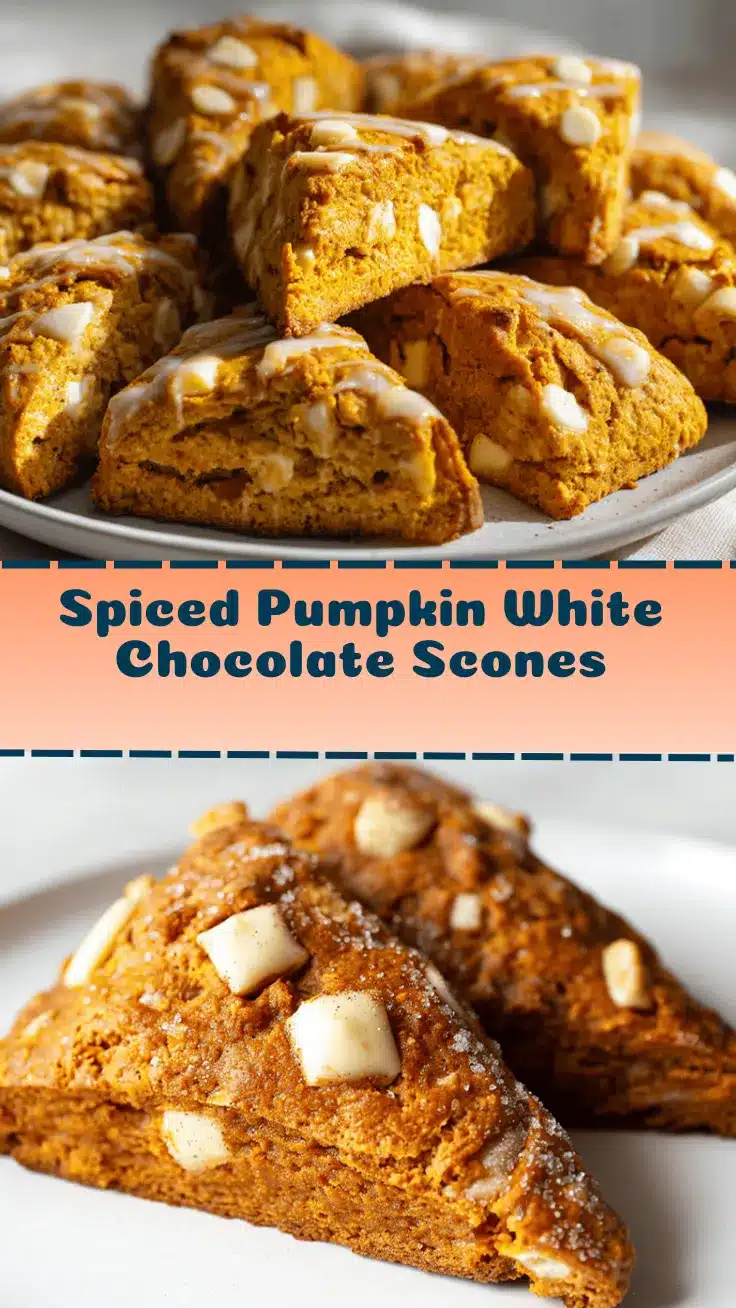 spiced pumpkin white chocolate scones recipe