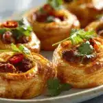 Spicy Chorizo and Sweet Potato Puffs - featured image