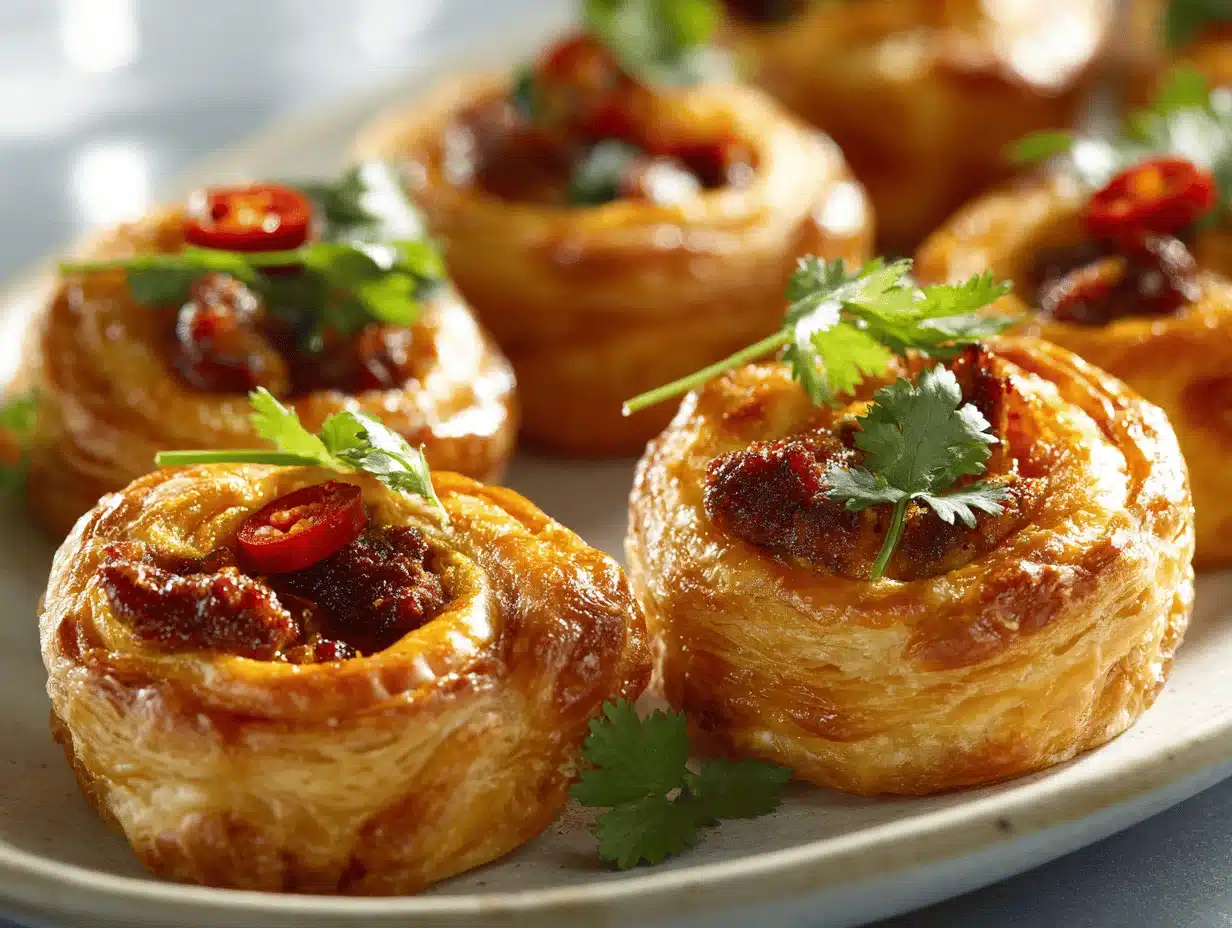 Spicy Chorizo and Sweet Potato Puffs - featured image