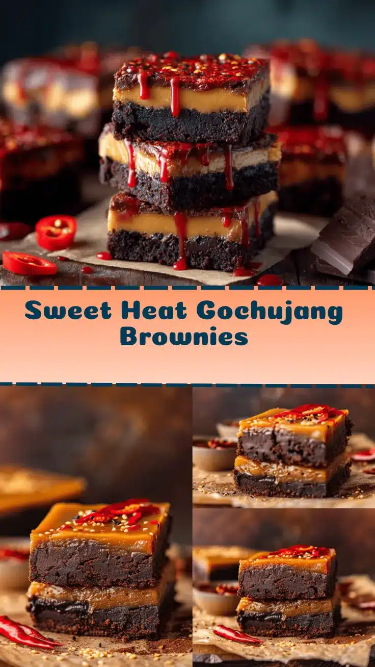 Swicy Gochujang Brownies recipe