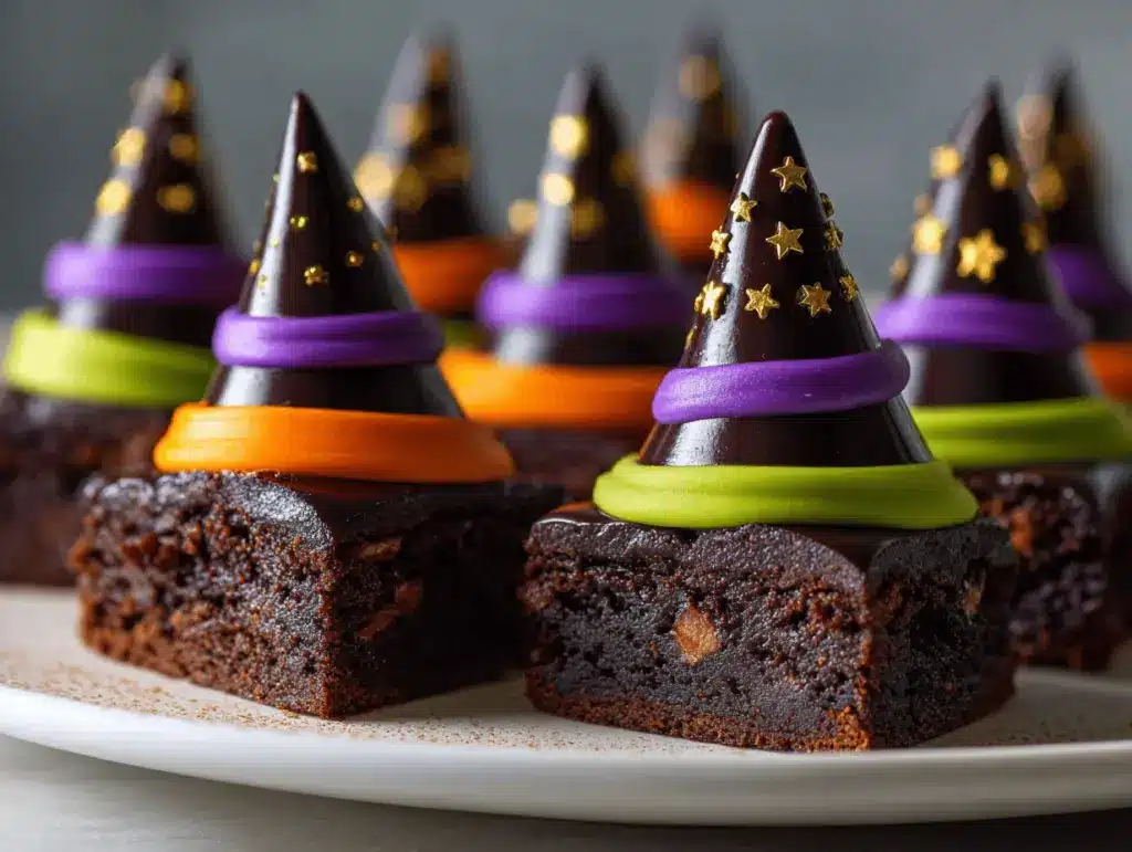 Witch Hat Brownies - featured image