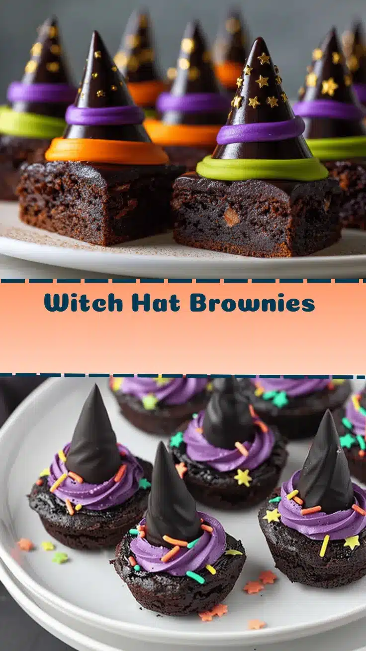 Witch Hat Brownies recipe