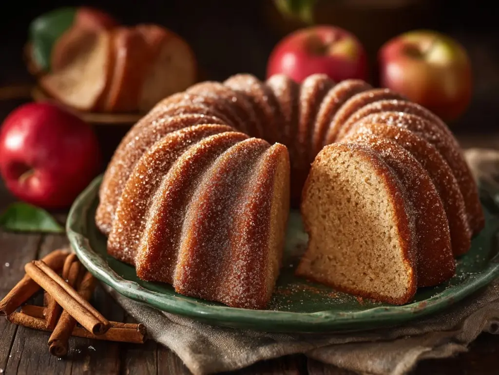 Apple Cider Donut Bundt Cake - featured image