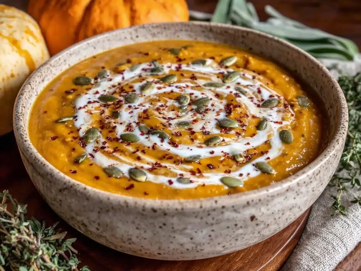 Autumn Harvest Squash Soup preparation steps