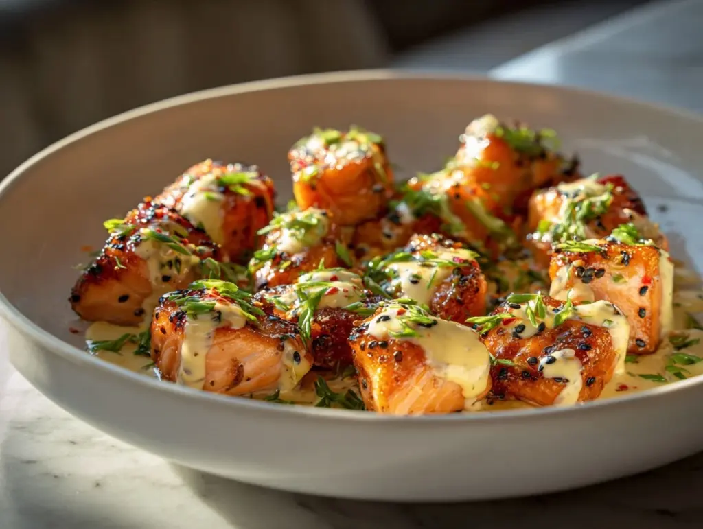 Bang Bang Salmon Bites - featured image