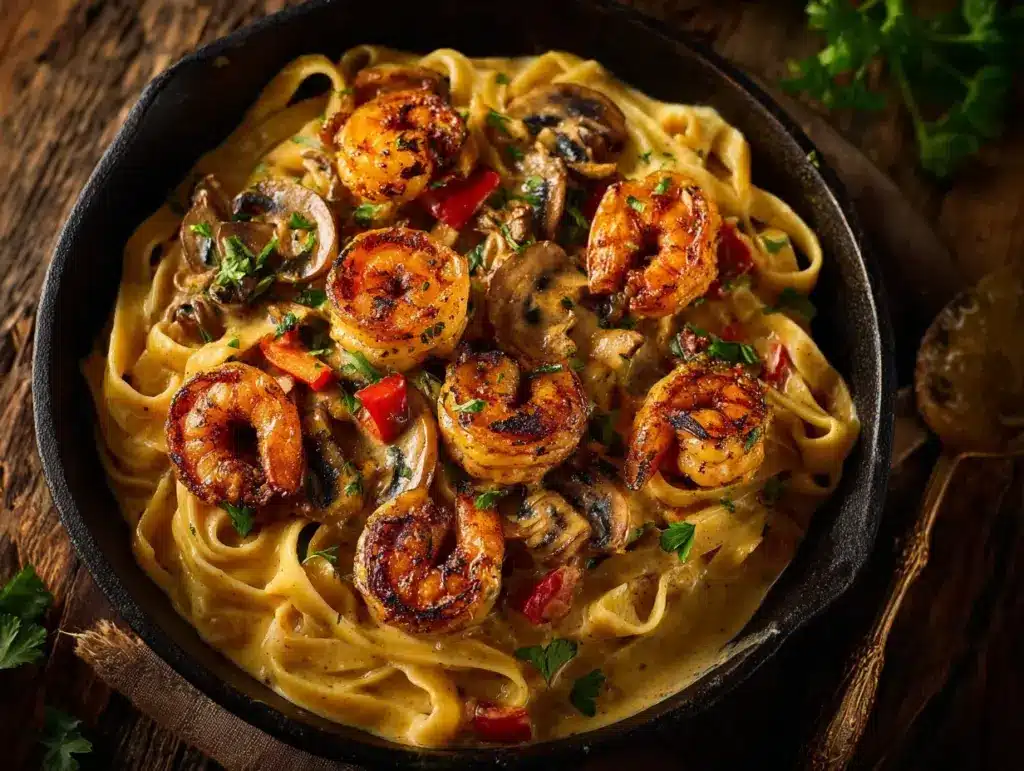 Blackened Shrimp Stroganoff - featured image
