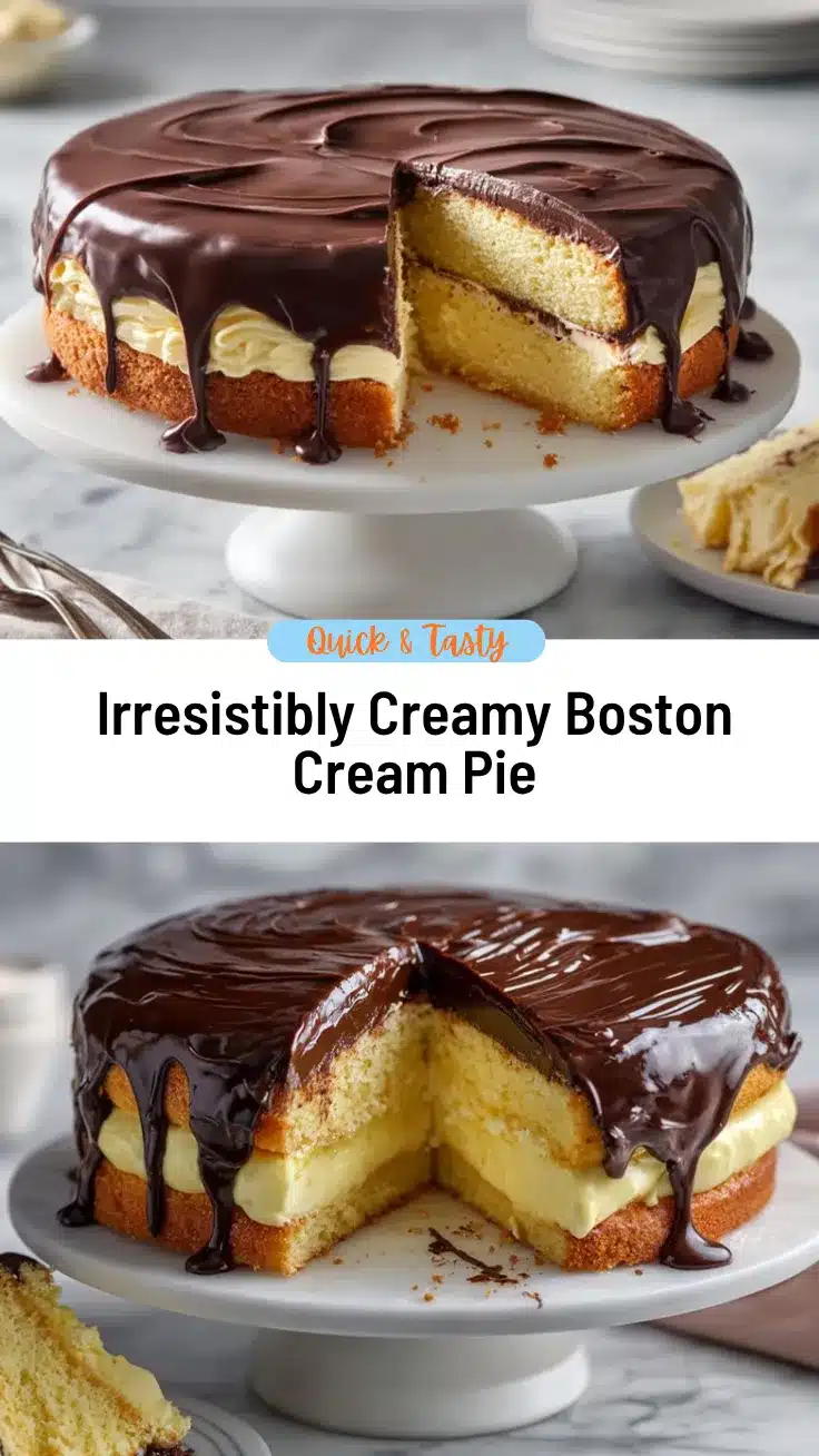 Boston Cream Pie Recipe recipe