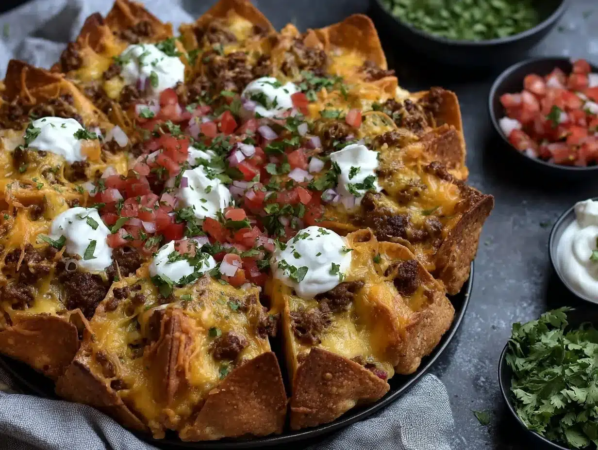 Bundt Pan Nachos preparation steps