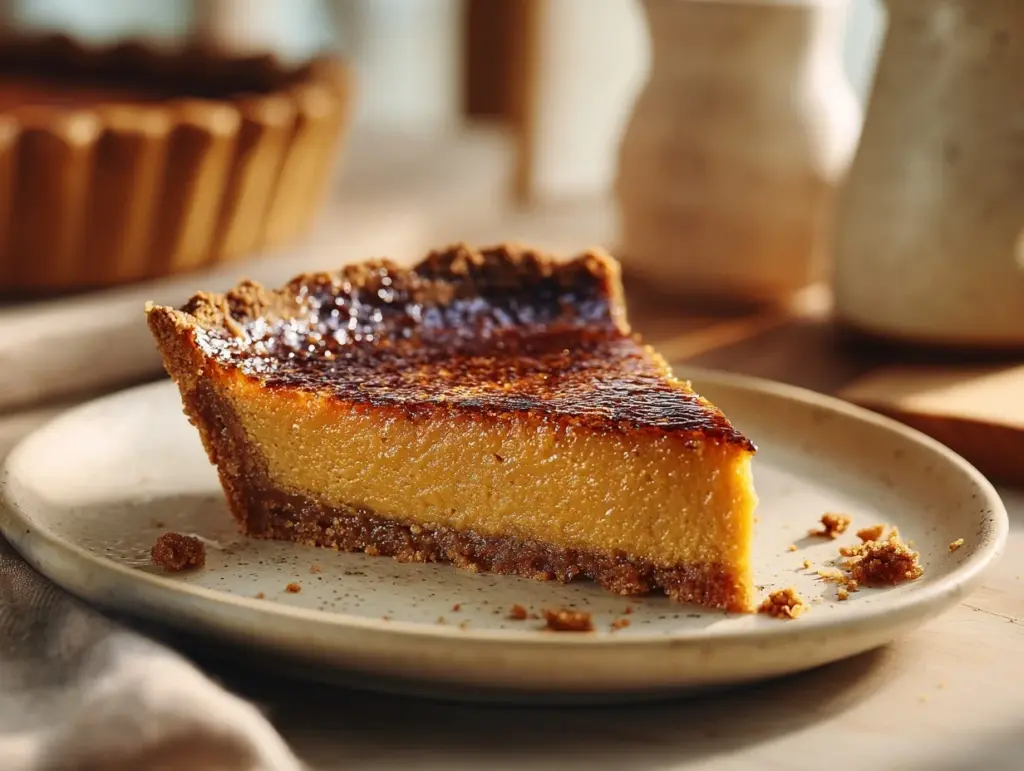 burnt honey pie - featured image
