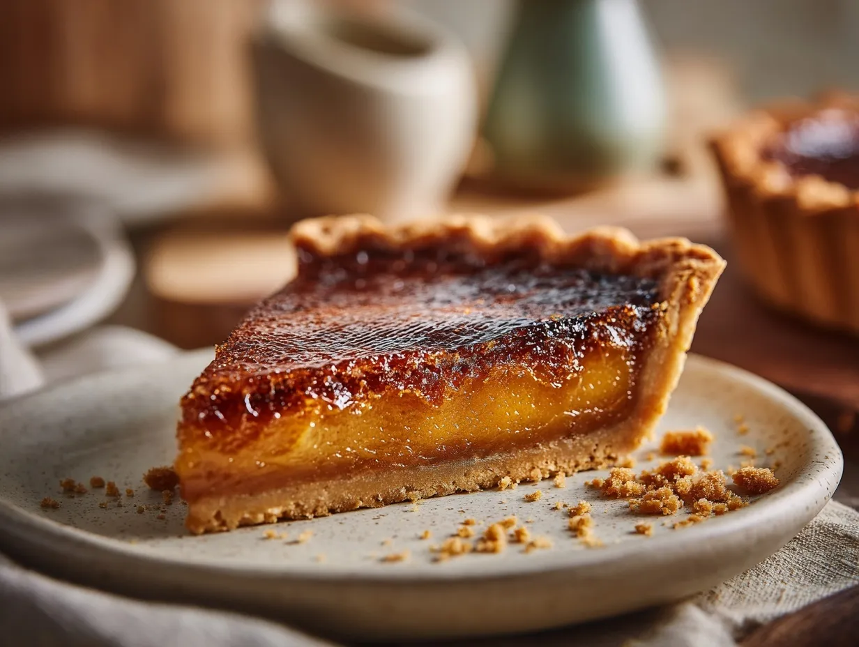 burnt honey pie preparation steps