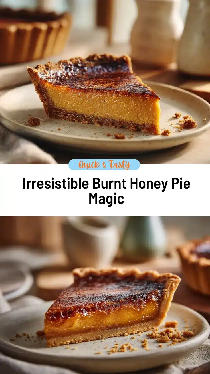 burnt honey pie recipe