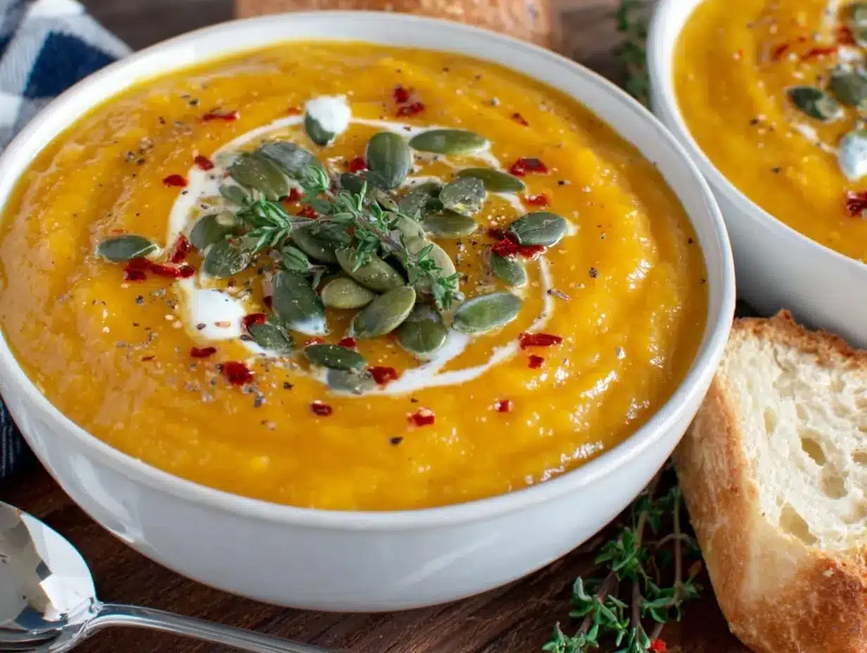 butternut squash soup preparation steps