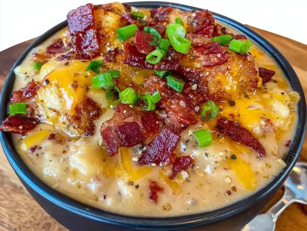 cheeseburger soup - featured image