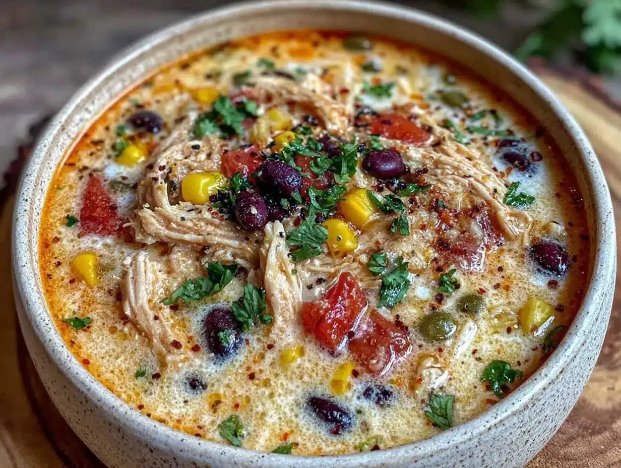 chicken taco soup preparation steps