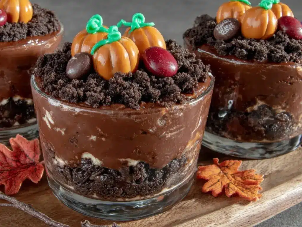 chocolate dirt cups - featured image