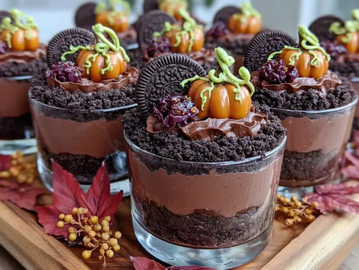 chocolate dirt cups preparation steps