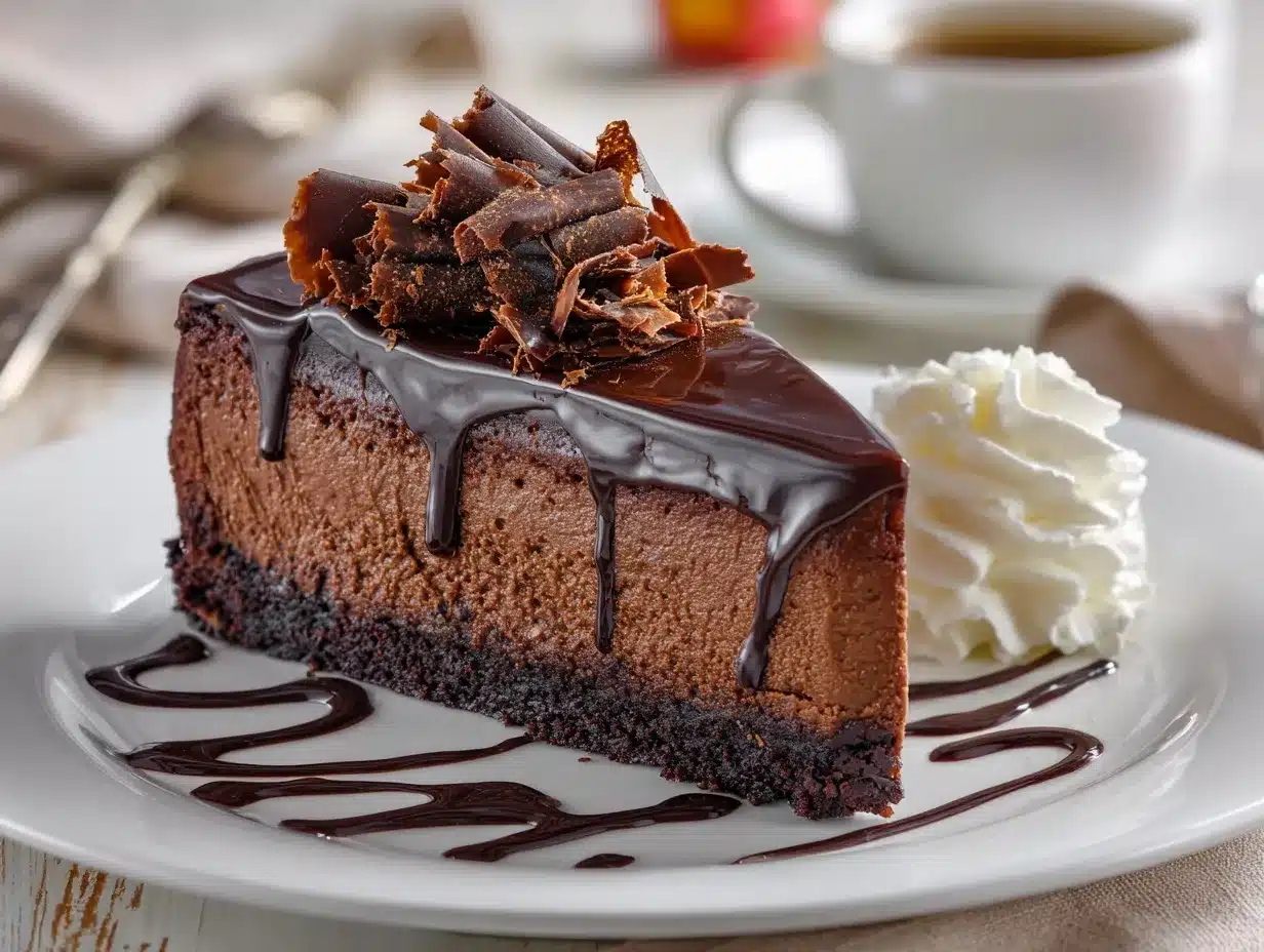 Chocolate Fudge Cheesecake preparation steps