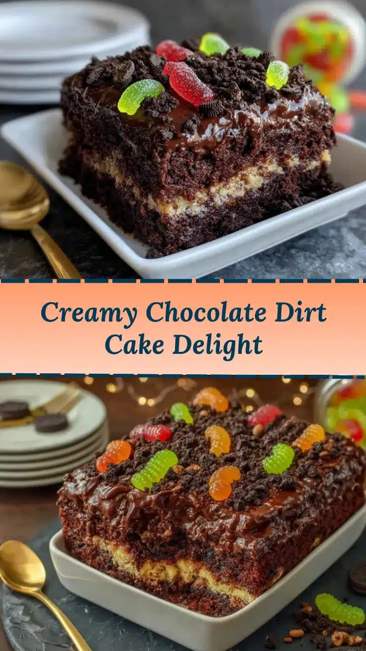 chocolate pudding dirt cake recipe