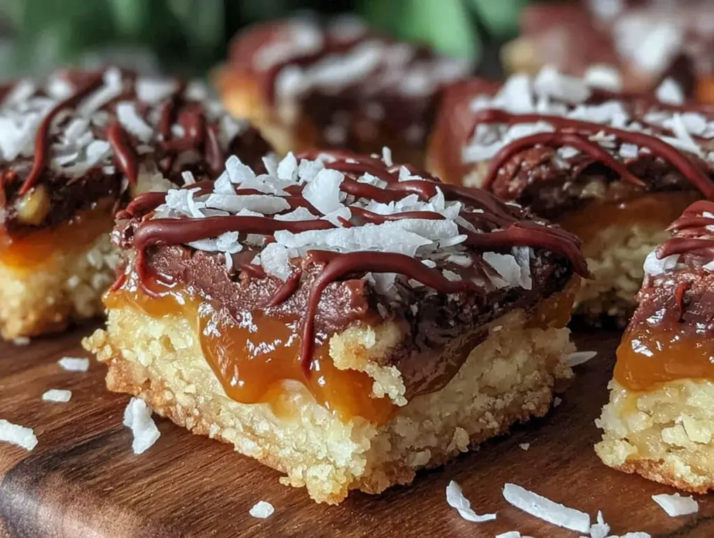 Chocolate Samoa Cookie Bars - featured image