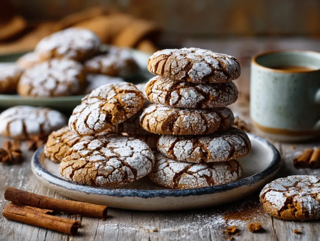 Cinnamon Coffee Crinkles - featured image