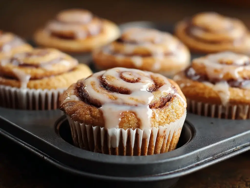 Cinnamon Roll Muffins - featured image