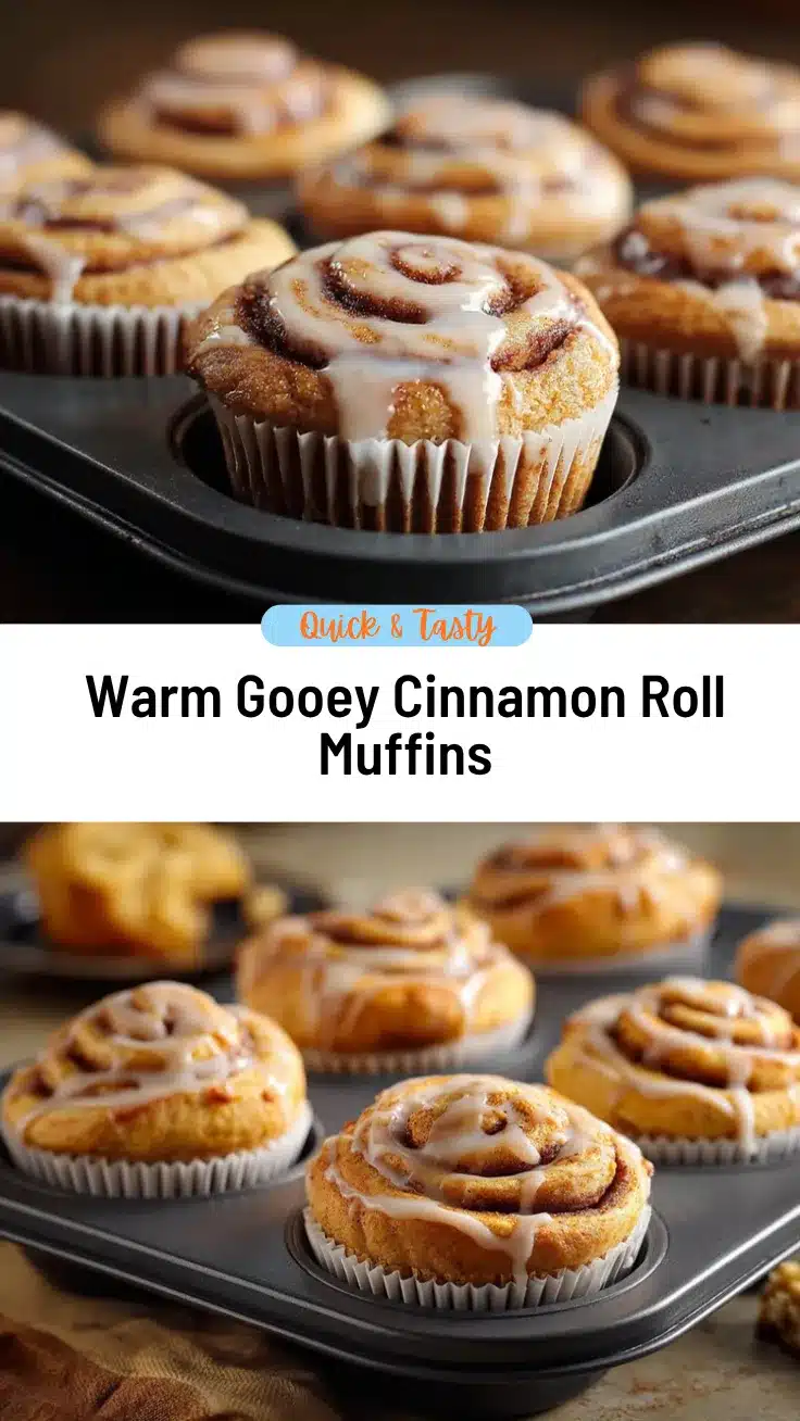Cinnamon Roll Muffins recipe