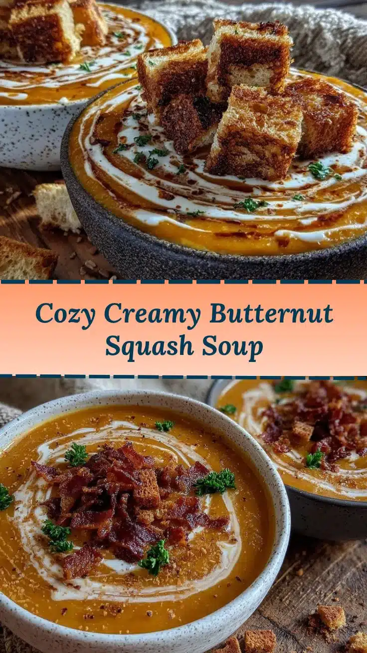creamy butternut squash soup recipe