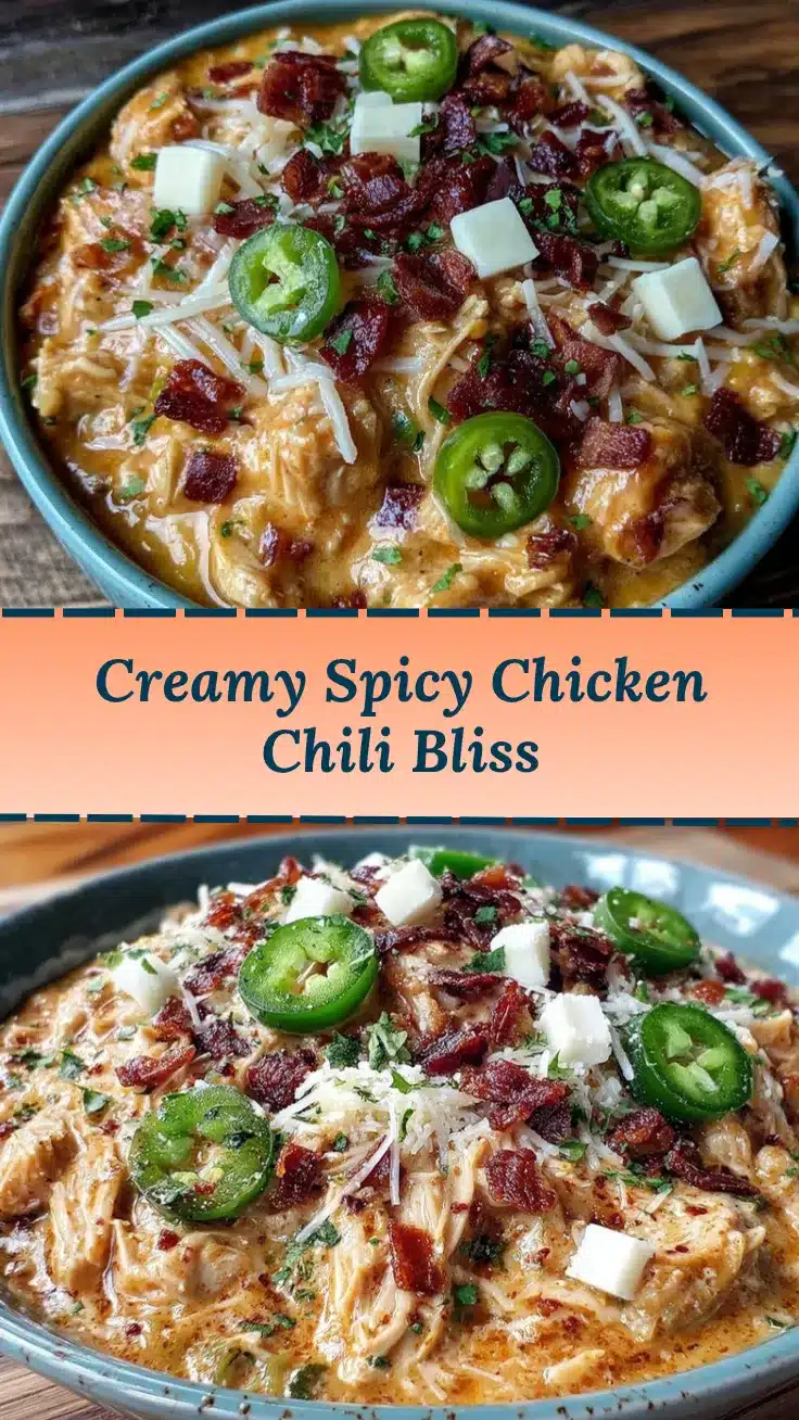 creamy jalapeño popper chicken chili recipe