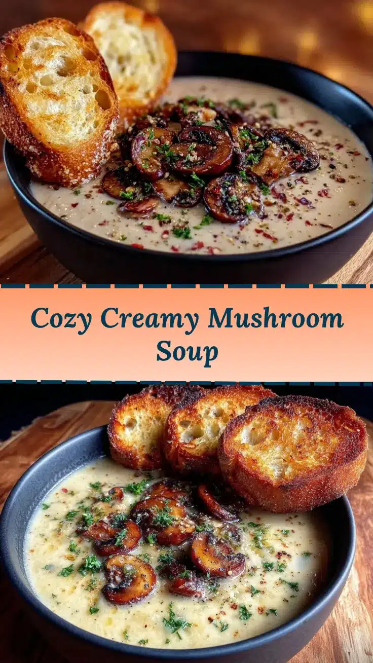 creamy mushroom soup recipe