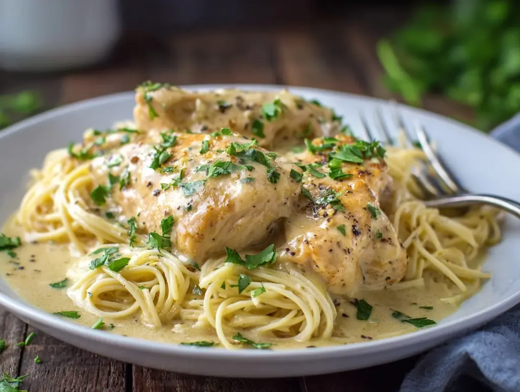 Crock Pot Angel Chicken - featured image