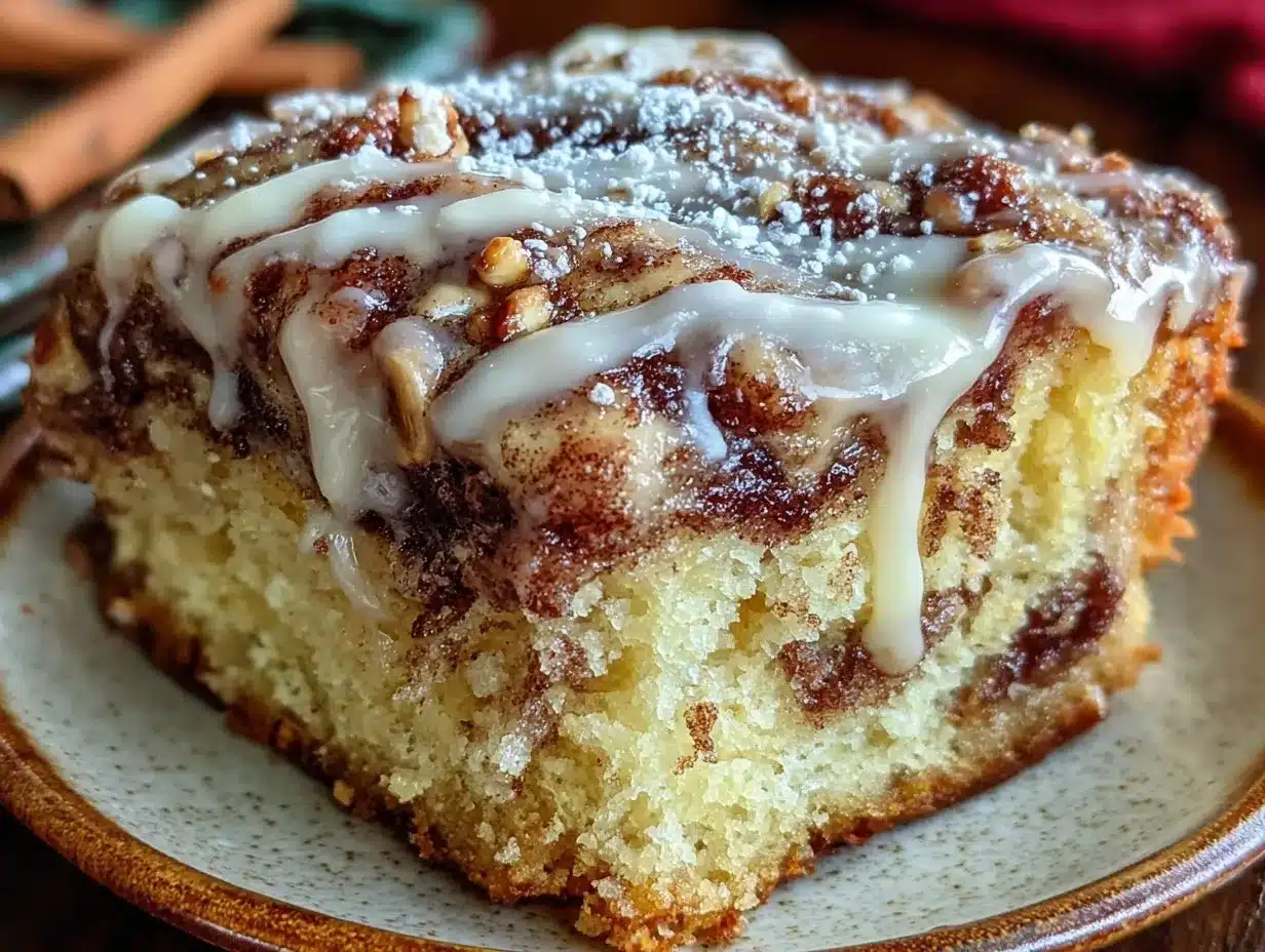 crockpot cinnamon roll dump cake preparation steps
