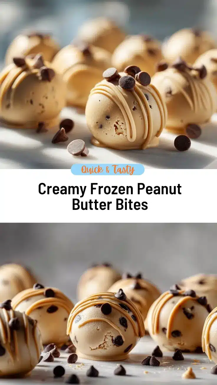 Frozen Peanut Butter Yogurt Bites recipe
