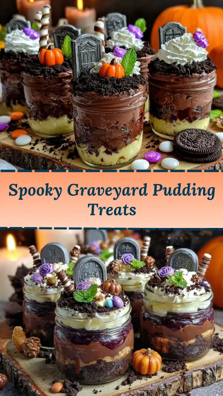Graveyard Pudding Cups recipe