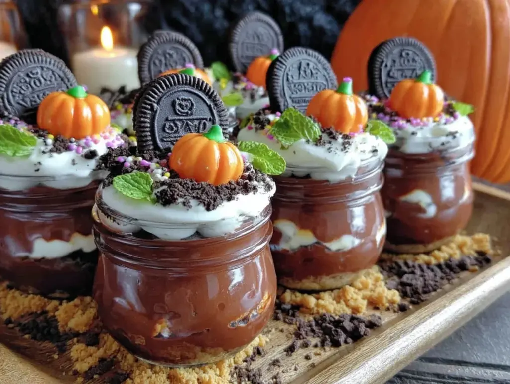 Halloween Dirt Cups - featured image