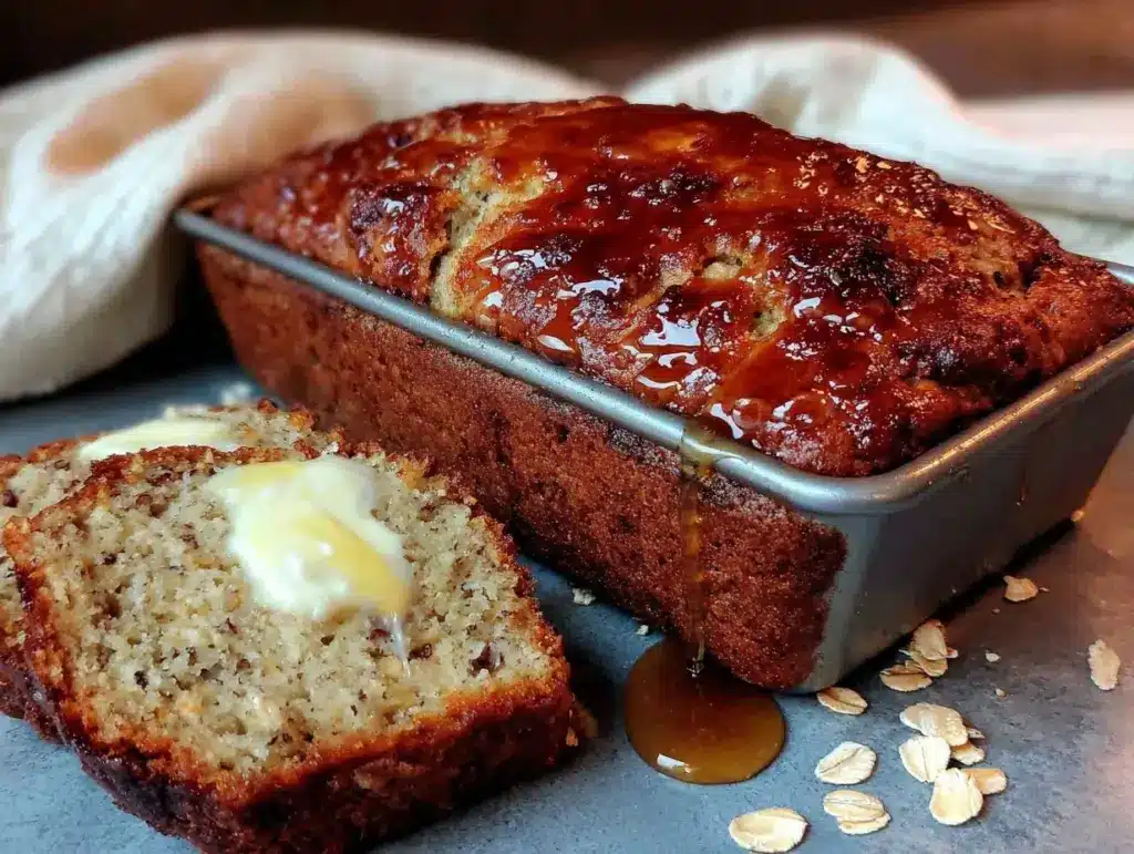 honey-cinnamon oatmeal bread - featured image