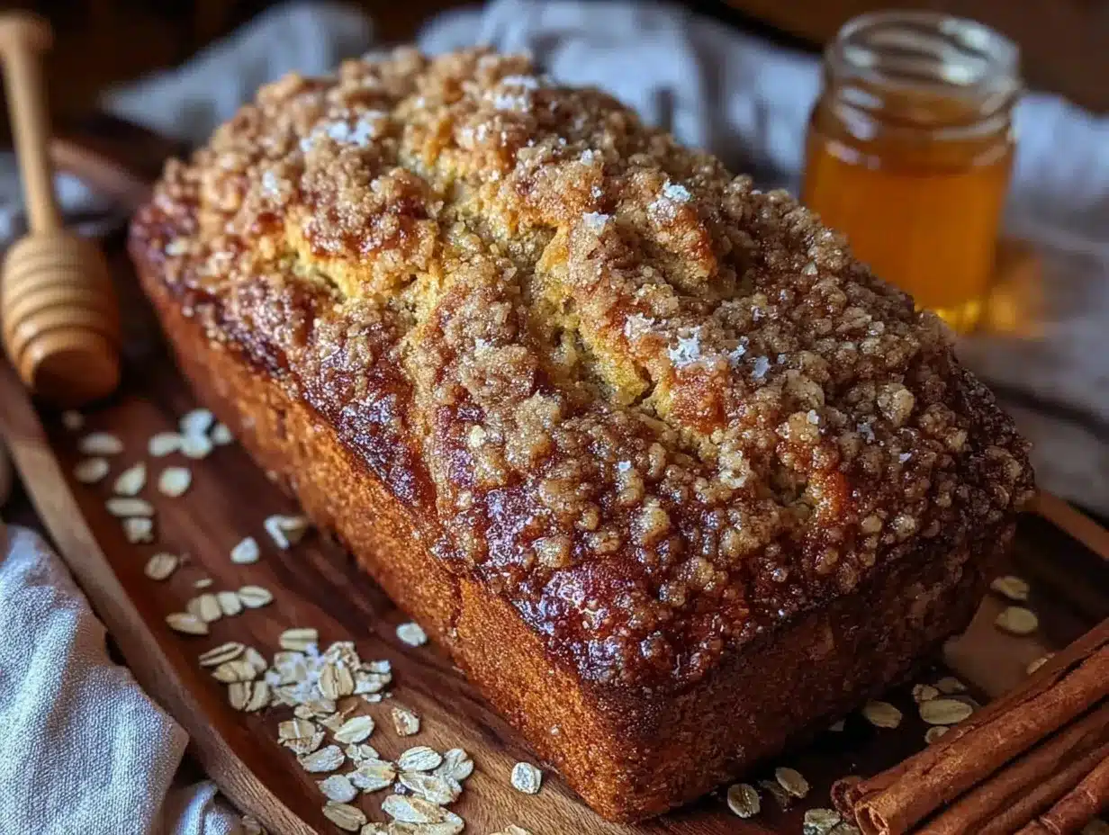honey-cinnamon oatmeal bread preparation steps