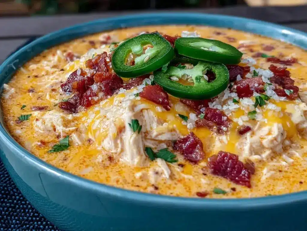 Jalapeño Popper Chicken Soup - featured image
