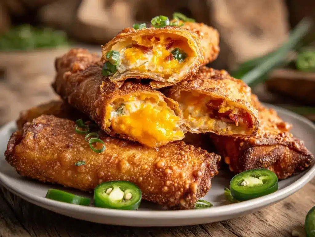 Jalapeño Popper Egg Rolls - featured image