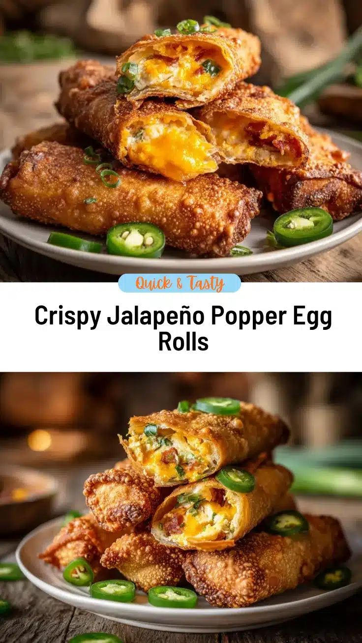 Jalapeño Popper Egg Rolls recipe