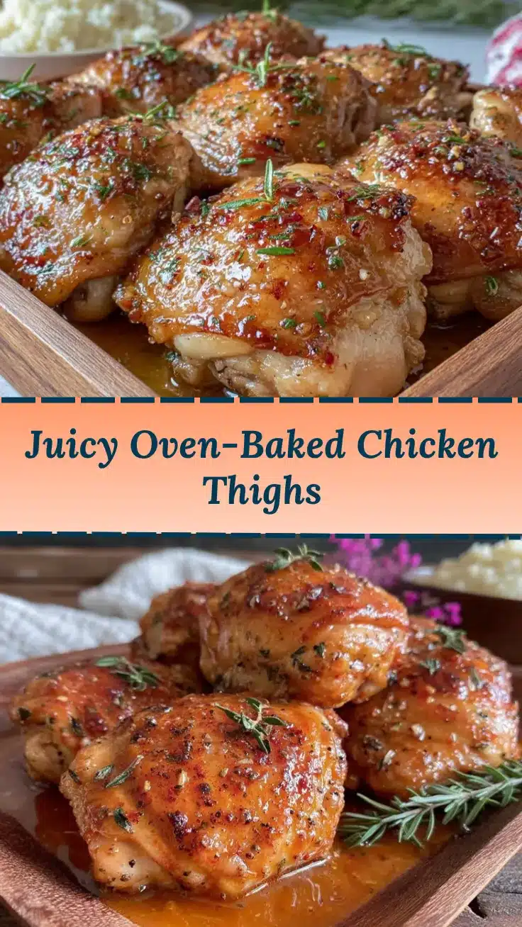 juicy chicken thighs recipe
