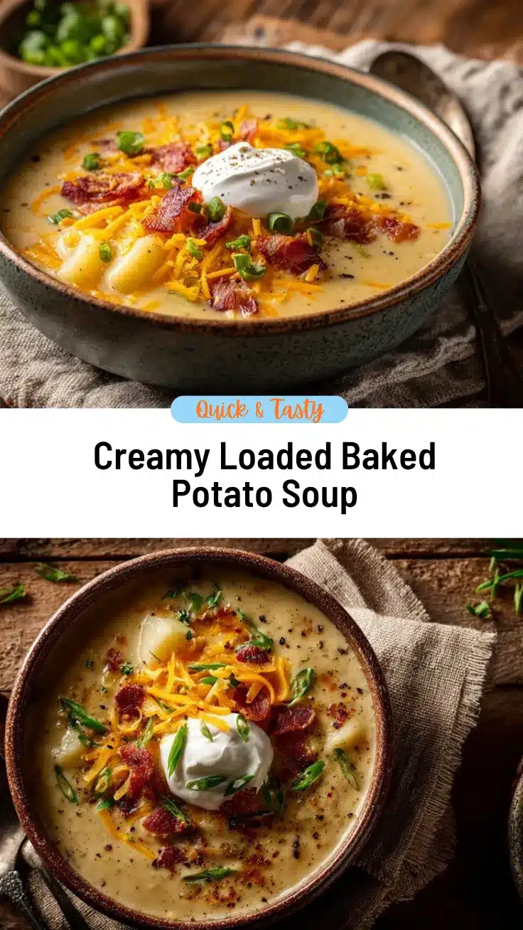 Loaded Baked Potato Soup recipe