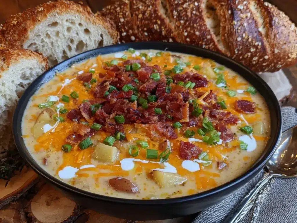 loaded potato soup - featured image