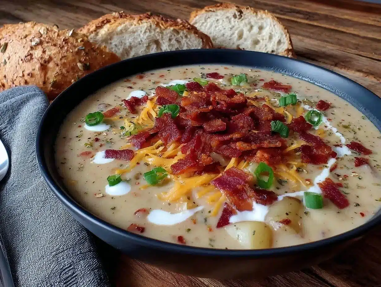 loaded potato soup preparation steps