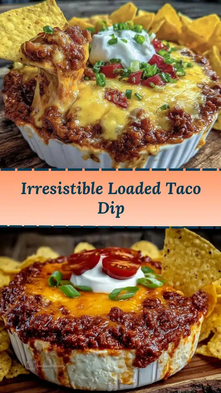 loaded taco dip recipe